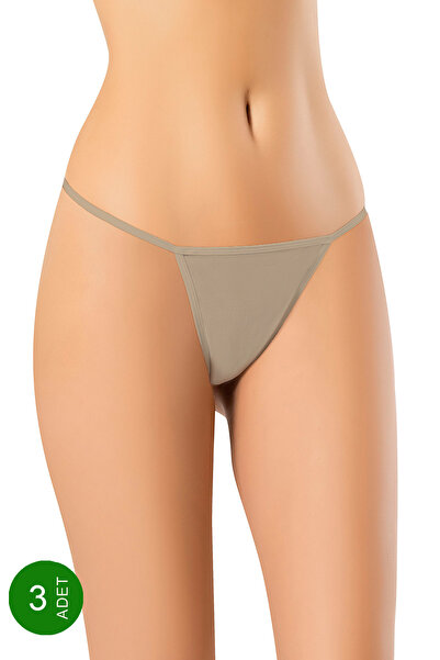 Şahinler 3 LÜ PAKET Likralı Tanga String MB3042