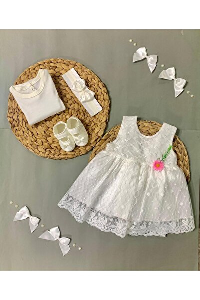 Petite Ponpon Baby Pompom Baby Girl Newborn Gift Mevlüt Dress Baby Mevlüt Dress