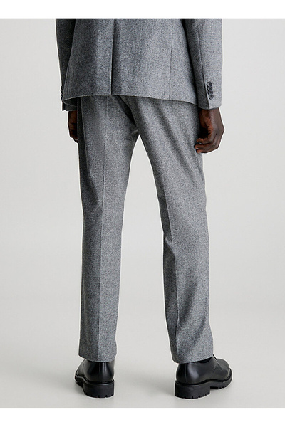 Calvin Klein Normal Bel Normal Paça Slim Fit Gri Erkek Pantolon K10K111713PTA