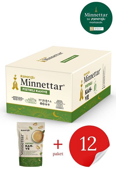 Şekeroğlu Grateful Pistachio Coffee 12 X 165 gr (12 Packs)