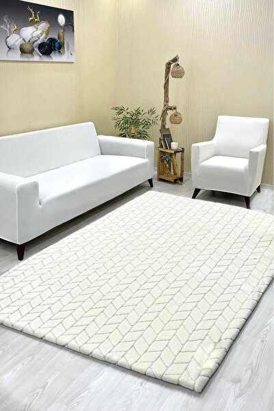 Sahaneev halı örtüsü welsoft kumaş KREM RENK(BALAVA MODEL)