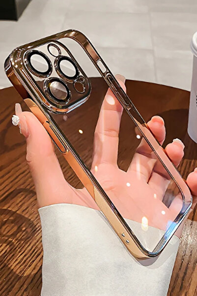 zore غطاء حماية لهاتف آيفون 12 برو ماكس مع إطار ملون لحماية الكاميرا