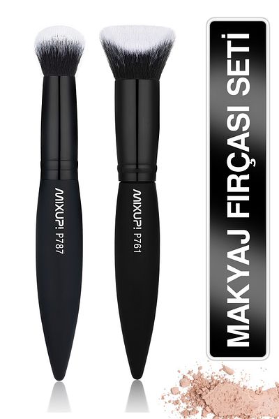 Mixup Concealer Brush P787 + 3d Kabuki Foundation Brush P761