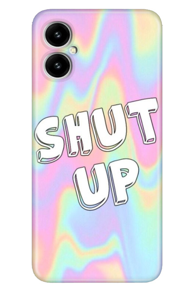 omix Shut Up X3 Case Silicone Patterned Picture Cover