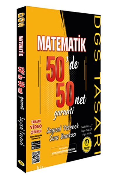 Genel Markalar Dgs Matematik 50'de 50 Net Garanti Soru Bankası