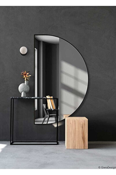 MKS Design Yarım Ay Ayna / Asimetrik Ayna / Asimetrik Dekor Ayna / Konsol Aynası / Düzensiz Ayna