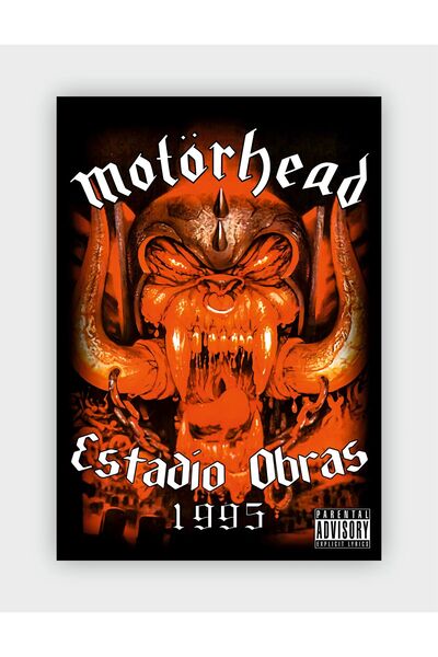fırsatlar diyarı Motörhead Estadio Obras 1995 Vintage Duvar Posteri - Duvar D...