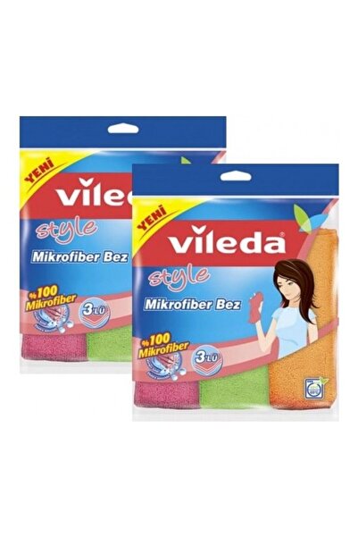 Vileda Mikrofiber Colors 3 Lü X 2 Adet