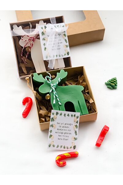 GLARE ATELİER YILBAŞI GEYİĞİ DEKORATİF KOKULU MUM