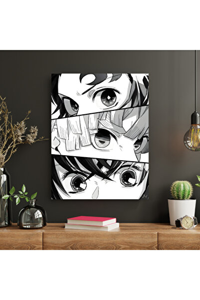 Cemira Anime Demon Slayer Kimetsu No Yaiba Ahşap Poster Duvar Dekarasyon Tabl...