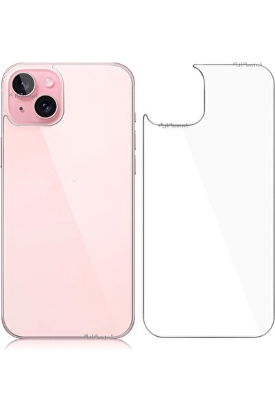 m.tk moveteck İphone 15 Plus Şeffaf Kaplama Arka ve Yan Çerceve Full Body Esn...