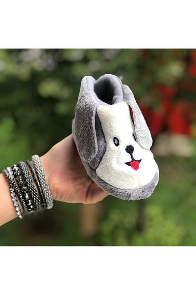 Pandalina emoji câine figură papuci copii grădiniță creșă pantofi casă cizme