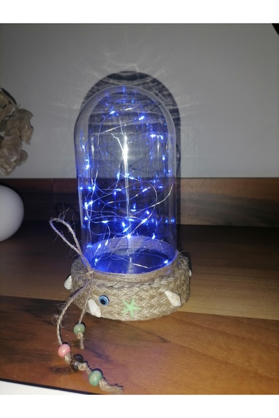 onteen Mavi ışıklı fanus hediyelik