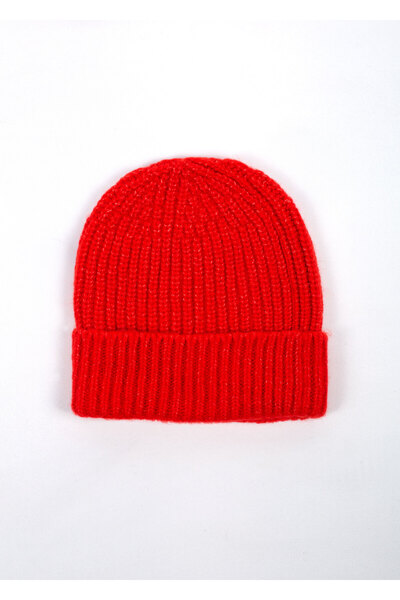 MinaCarin Unisex Πλεκτό Beanie Red