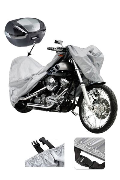 Breen Motorcycle Tarpaulin Compatible with Vespa Gts 250 Abs Tarpaulin Rear Bag