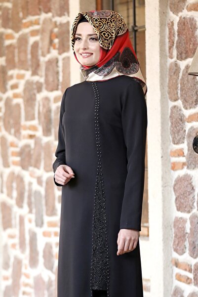 Genel Markalar İnci Detay Tesettür Tunik - Sahra