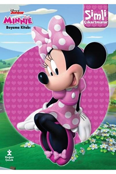Doğan Çocuk Disney Minnie Simli Çıkartmalı Boyama Kitabı