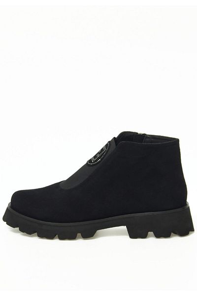 Gizzelli shoes Short Boots with Elastic Front