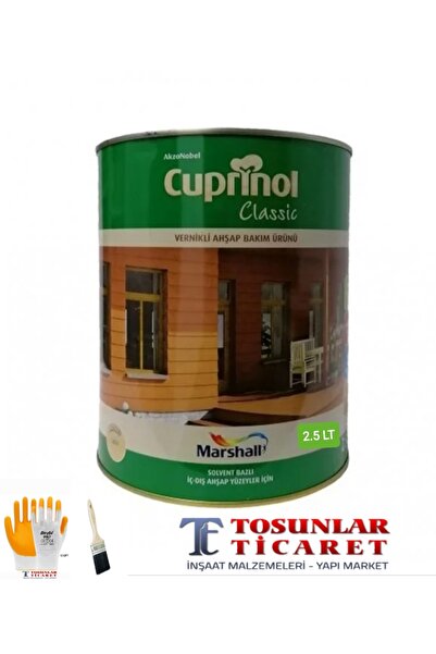 Marshall CUPRİNOL CLASSİS VERNİKLİ AHŞAP BAKIM ÜRÜNÜ 2.5 LT AÇIK MEŞE