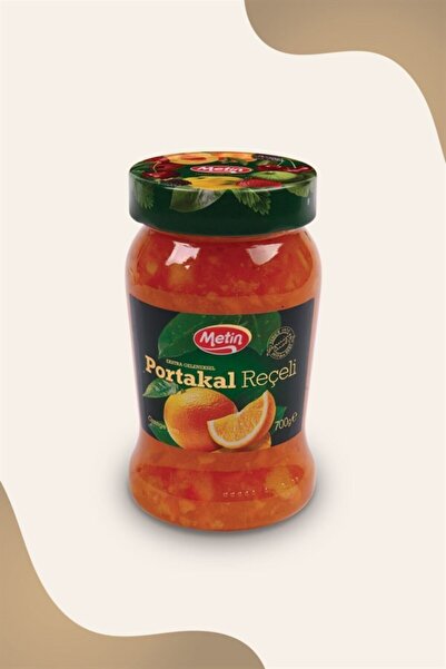 METIN Extra Geleneksel Portakal Reçeli 700 Gr Cam Kavanoz