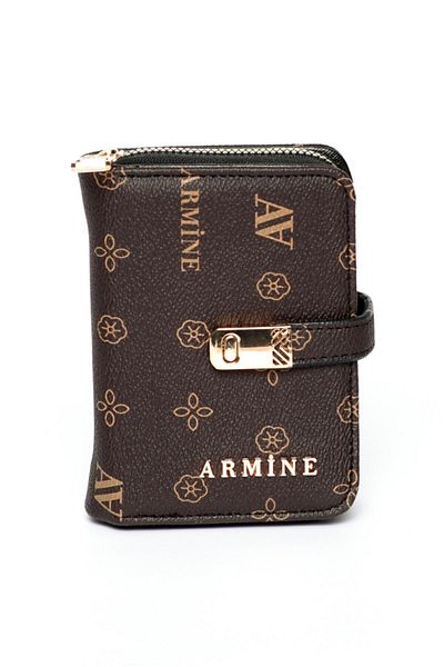 Armine Πορτοφόλι C01 Καφέ εμπριμέ