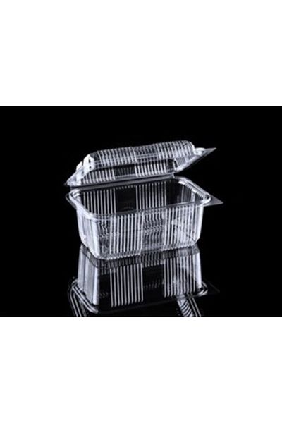 Miopack Plastic Leakproof Container 1000 Gr Cc Disposable Plastic Bowl with Lid 20 Pieces