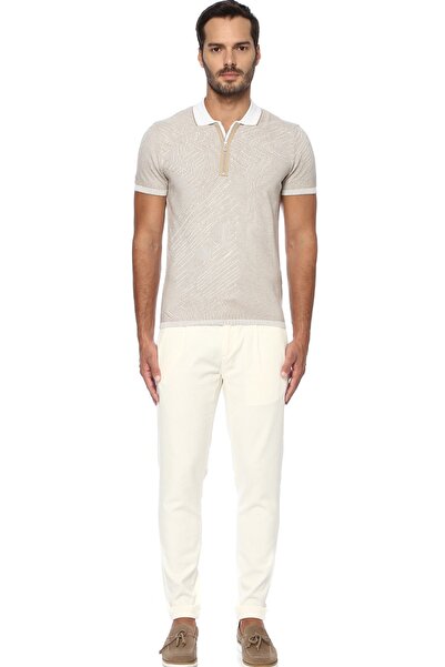 Network Kırık Beyaz Polo Yaka Triko