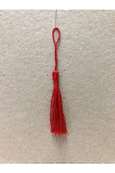 Kreatif Mağaza 10 Pieces Red Single Tassel 7cm – Door Ornament