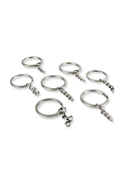 yiğit aksesuar 100 Pieces of Chain Keychain Rings Amigurumi