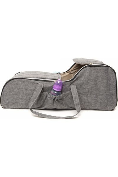 USF Mother Baby Care Bag Carrycot Baby Carrier Stroller Double Set Gray