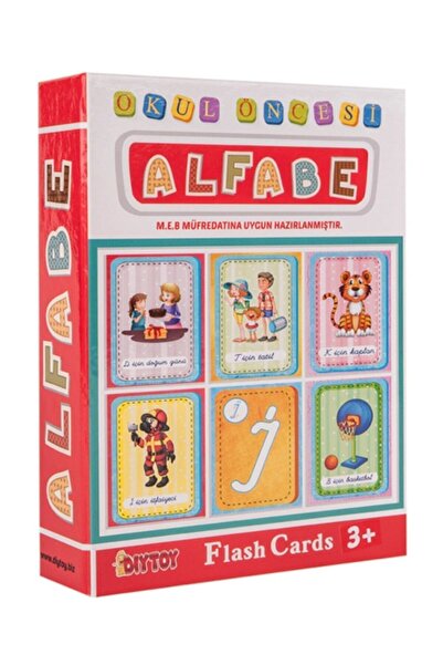 Diytoy Türkçe Alfabe Flash Kartları