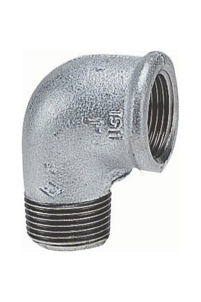 SIRAY 3/4 Galvanized Comet Elbow
