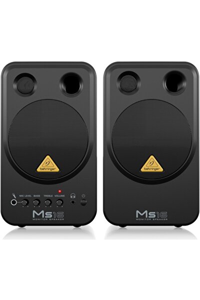 Behringer Behrınger Ms16 High-performance, Active 16-watt Personal Monitor Sy...