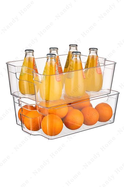 Nandy Home 3 Transparent Refrigerator and Cabinet Organizer - 320X210X100 ml