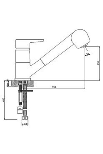 Newarc Energy Spiral Sink Faucet891591