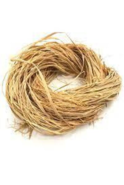 Happyland Doğal Rafya Muz Lifi Naturel Ip 100 Gr. - Saman Ip, Süsleme Malz.