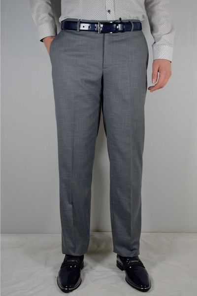 Bomonti Classic Men's Linen Patterned Leros Fabric Trousers