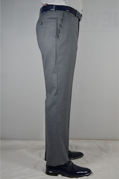Bomonti Classic Men's Linen Patterned Leros Fabric Trousers