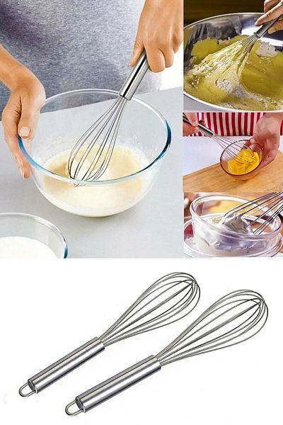 İndirimKap Stainless 2-Piece *21+25 Cm Beater Cake Beater