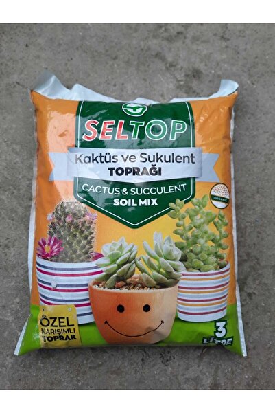 shalimar bahçe Seltop Kaktüs Ve Sukulent Toprağı 3 lt