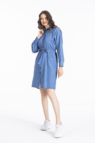 Pitti Kadın Lacivert Elbise 51095