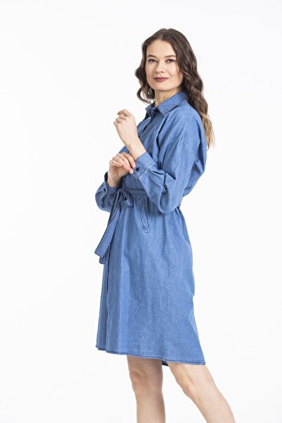 Pitti Kadın Lacivert Elbise 51095