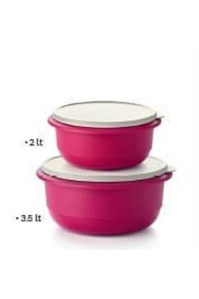 Tupperware Fuchsia Mixim Set of 2