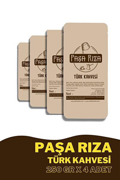 Türk Kahvesi 250 gr X 4 Paket