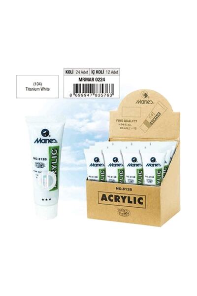 Maries Marie's 104 813b 30 Ml Akrilik Boya Titanium Beyaz