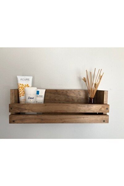Bk Gift Ahşap Banyo Rafı Banyo Düzenleyici