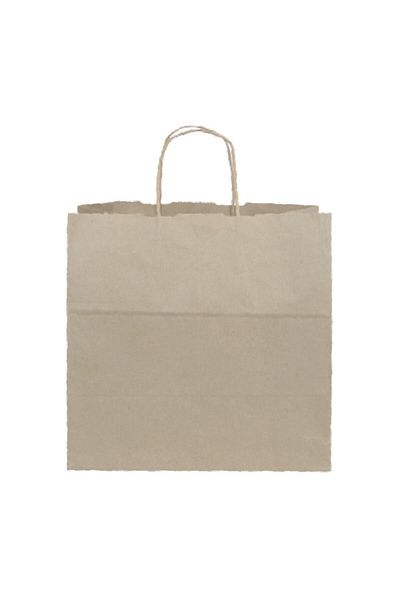 Kesepak Auger Handle Kraft Bag 33x33x20 Cm - Box of 250 Pieces