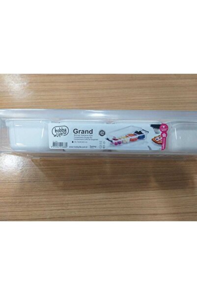 HOBBY LİFE Grand 4 Bölmeli Sığ Organize Kutu 2,5 lt