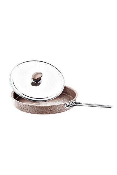 OMS مقبض معدني بحجم 34x5 سم، مقلاة هامسي باللون البني 3222