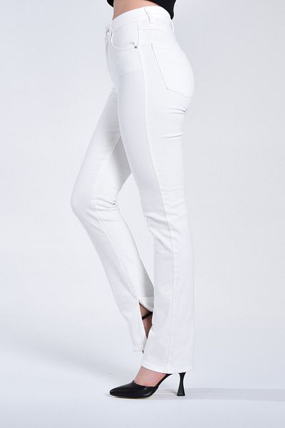 MJORA Skinny Jean Trousers with Slits on the Legs